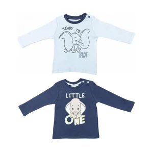 2 Maglie Dumbo Cotone Disney